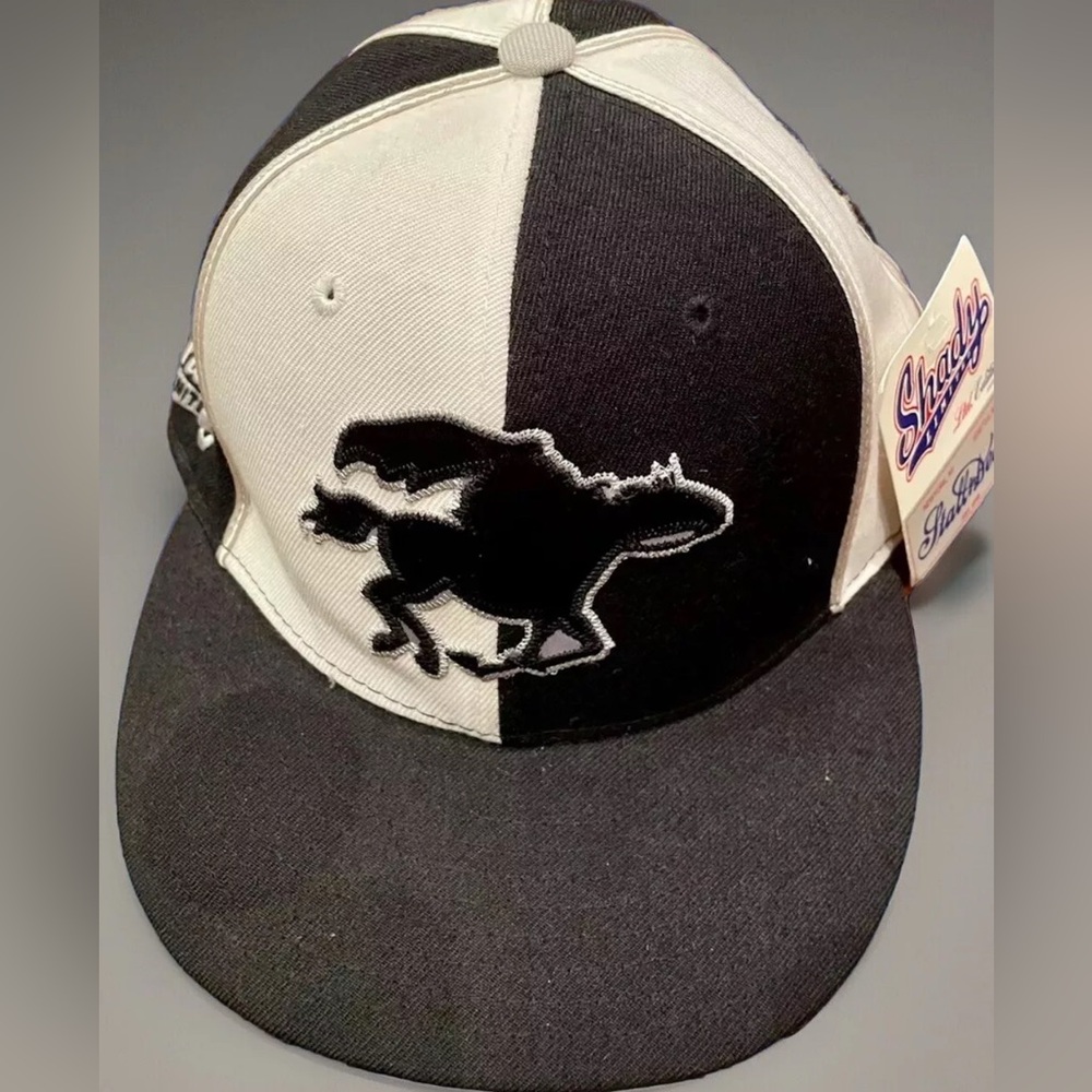 RARE Shady Limited Edition Series 1 Black & White Size 7 1/4 Fitted Logo NWT